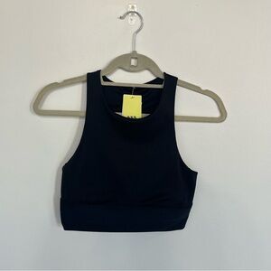 All In Motion Black Sports Bra Cutout Back Small